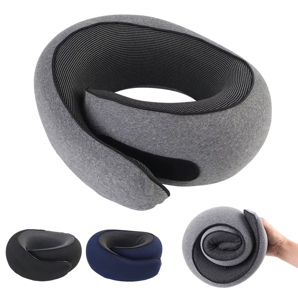 Portable U-Shaped Memory Foam Pillow