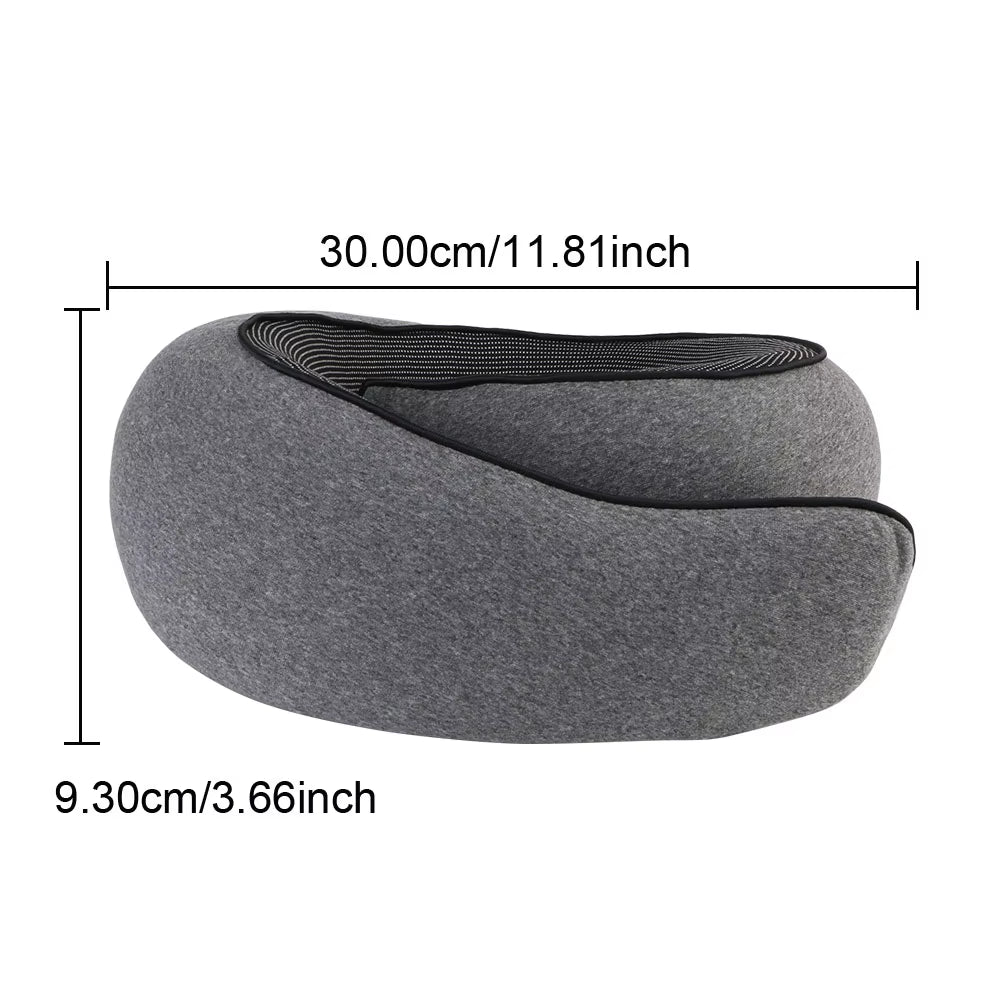 Portable U-Shaped Memory Foam Pillow