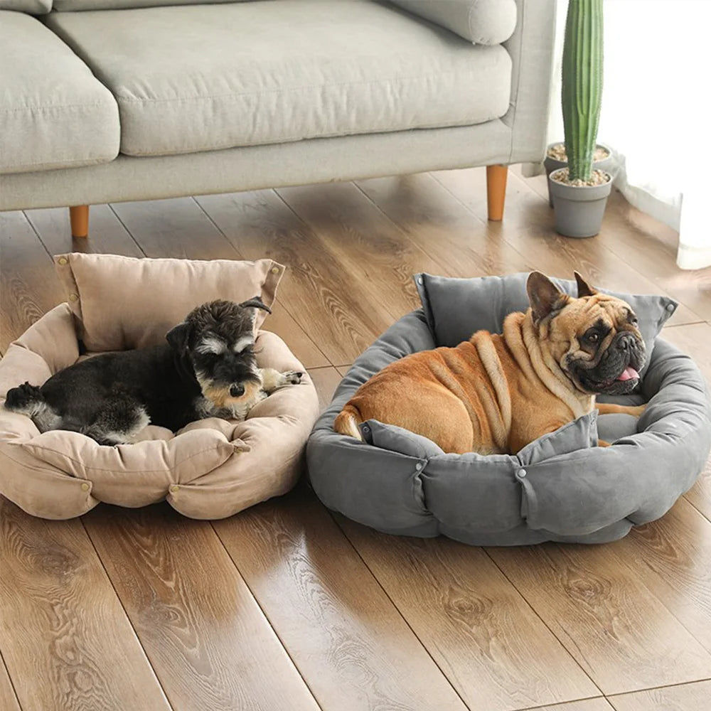 Warm Fluffy Dog and Cat Bed