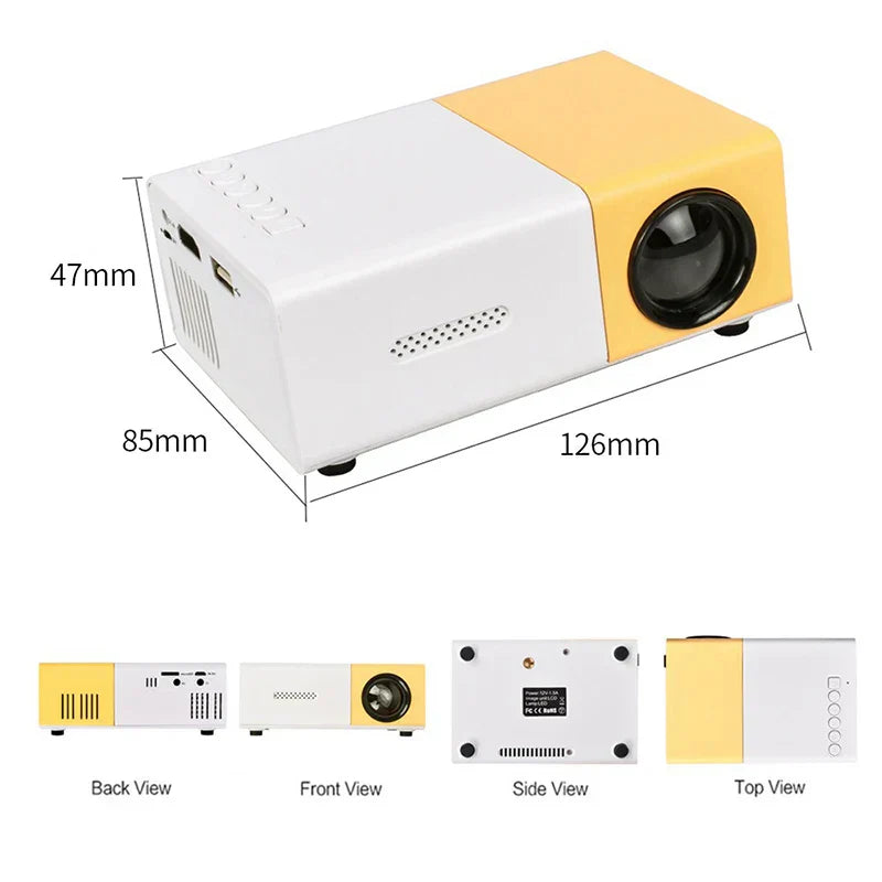 YG300 Portable Mini Projector 