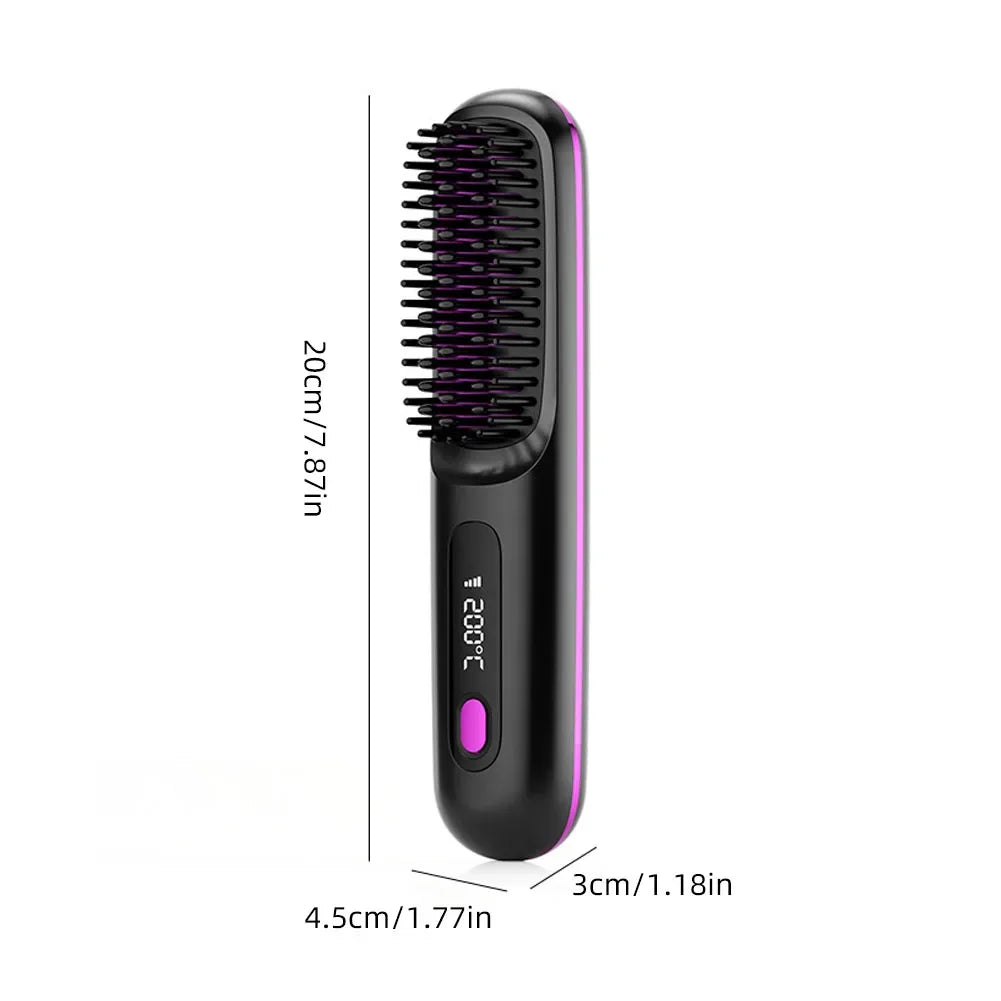 Portable Wireless Hair Straightener