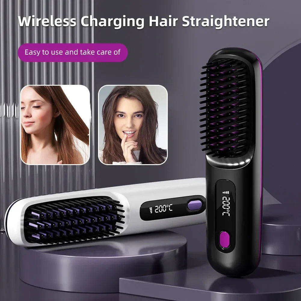 Portable Wireless Hair Straightener