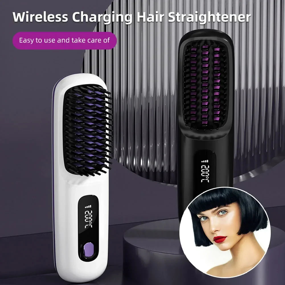 Portable Wireless Hair Straightener